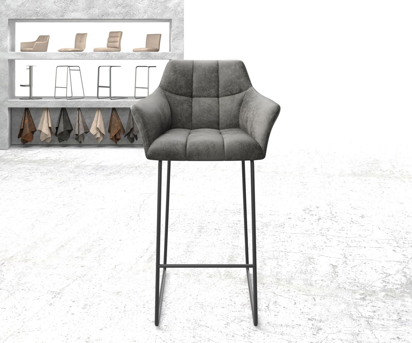 Barska stolica Yulo, Materijal: Mikrofibra