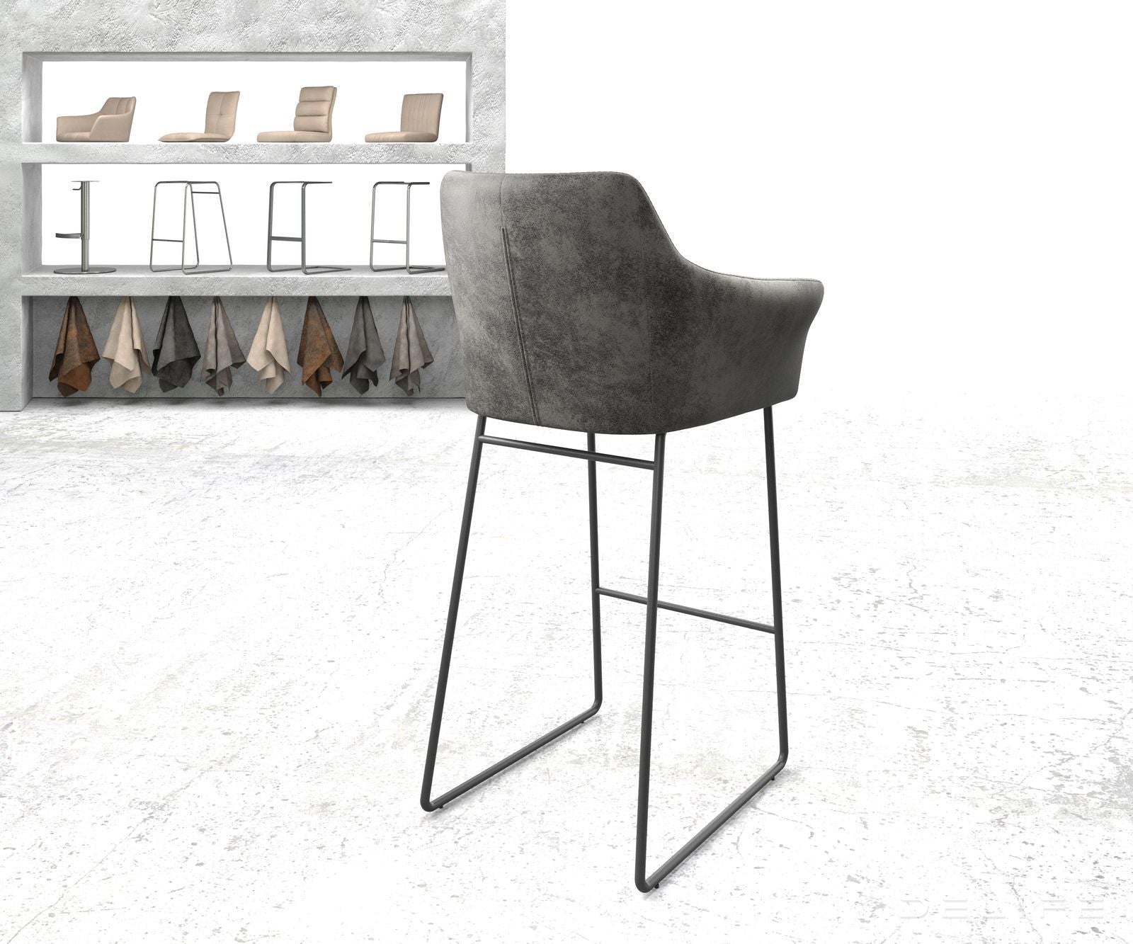 Barska stolica Yulo, Materijal: Mikrofibra