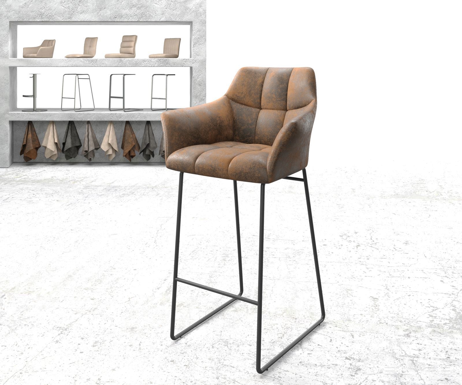 Barska stolica Yulo, Materijal: Mikrofibra