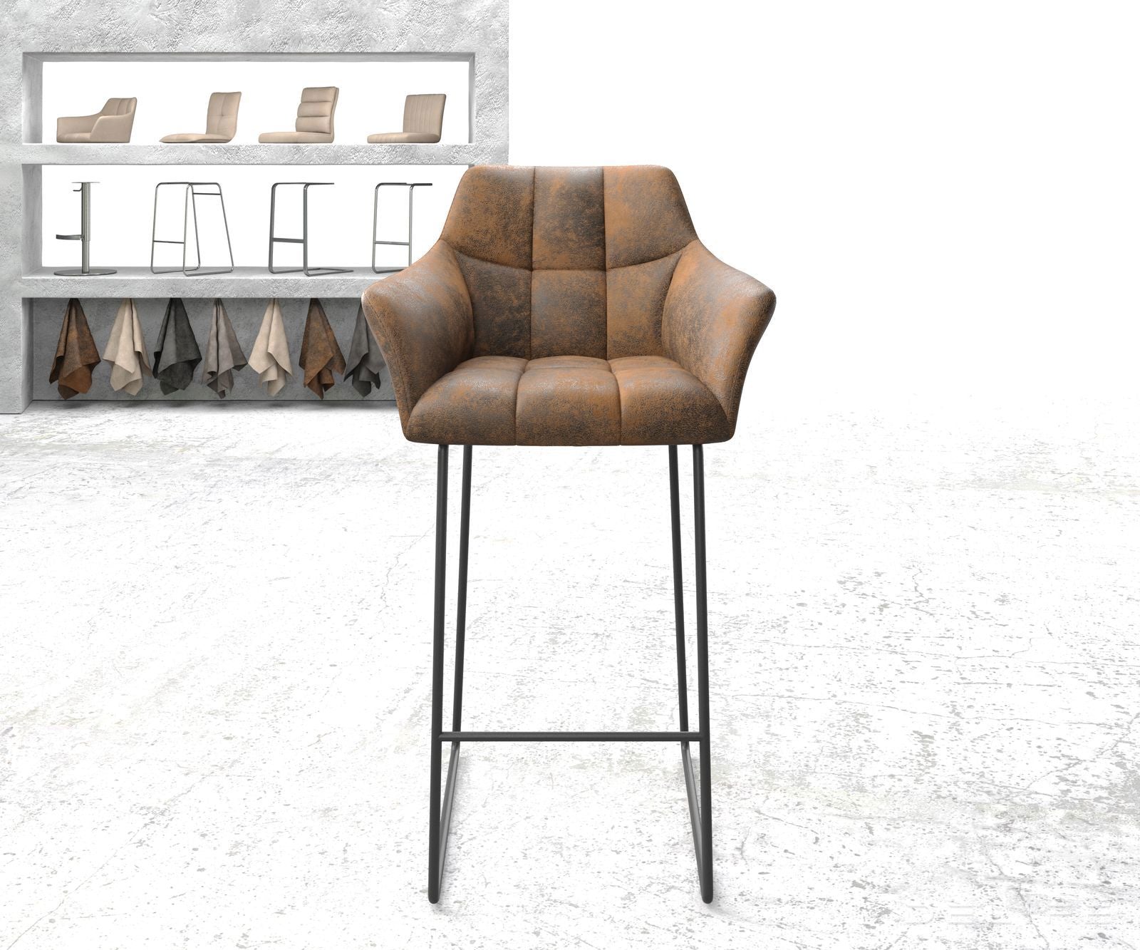 Barska stolica Yulo, Materijal: Mikrofibra