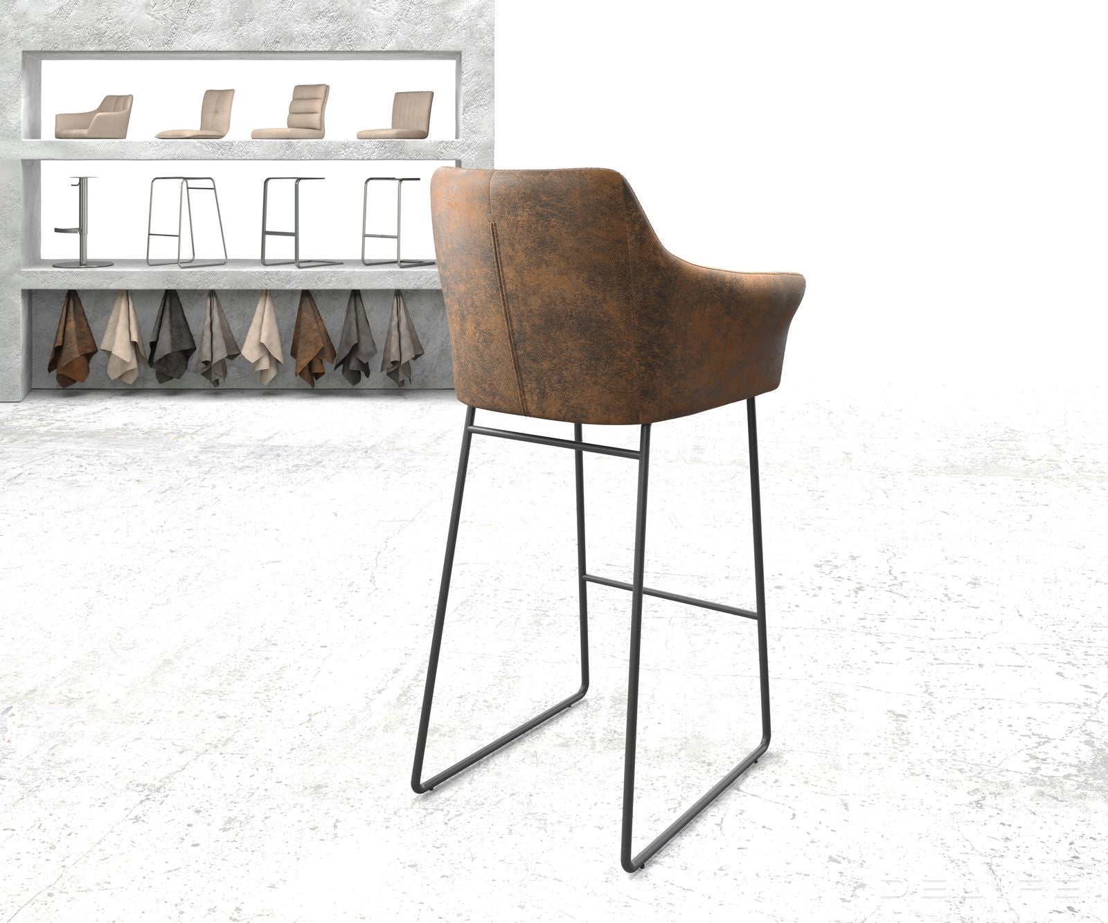 Barska stolica Yulo, Materijal: Mikrofibra