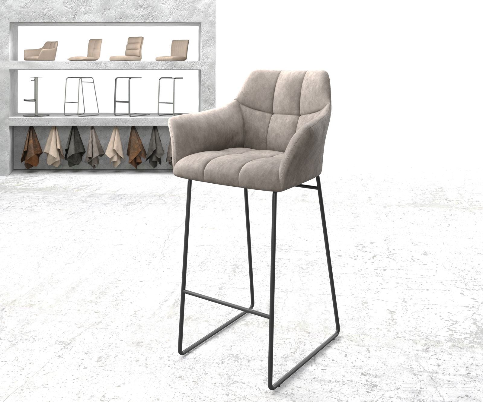 Barska stolica Yulo, Materijal: Mikrofibra