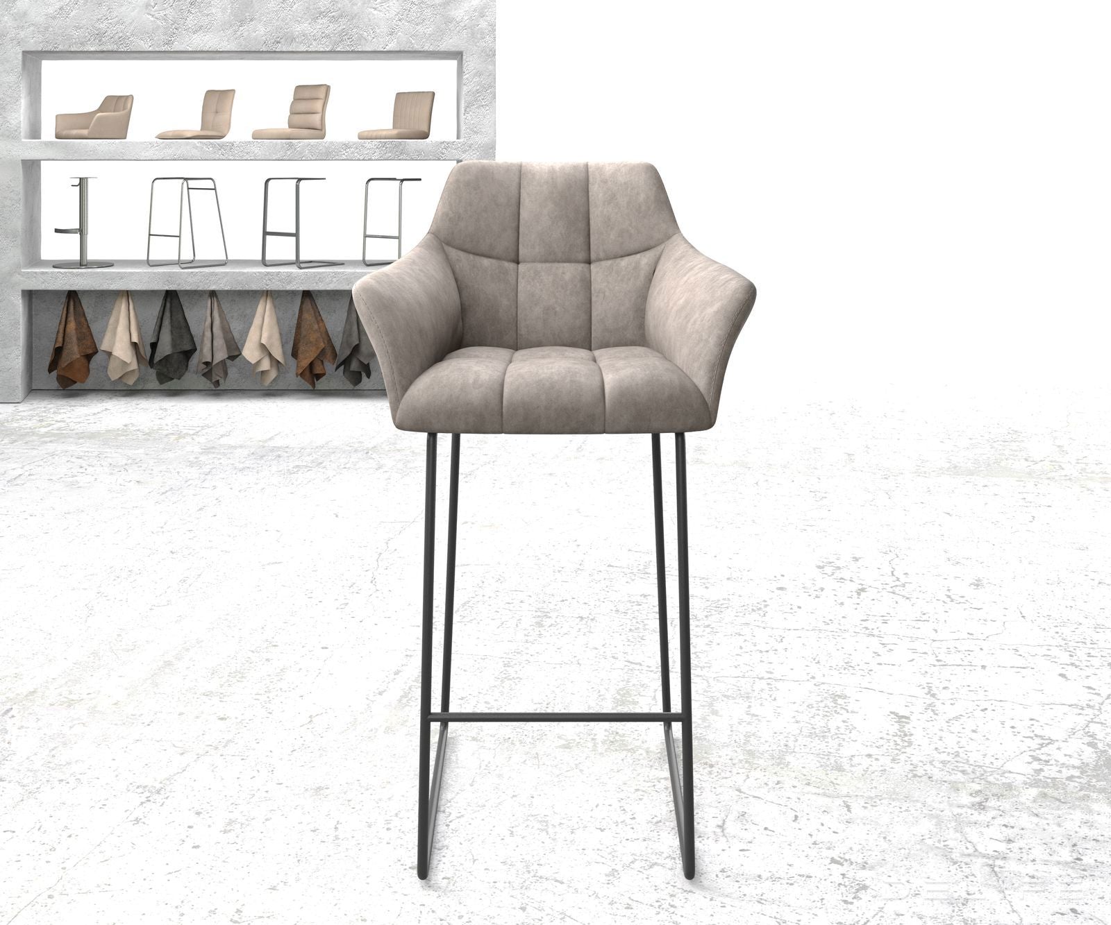 Barska stolica Yulo, Materijal: Mikrofibra