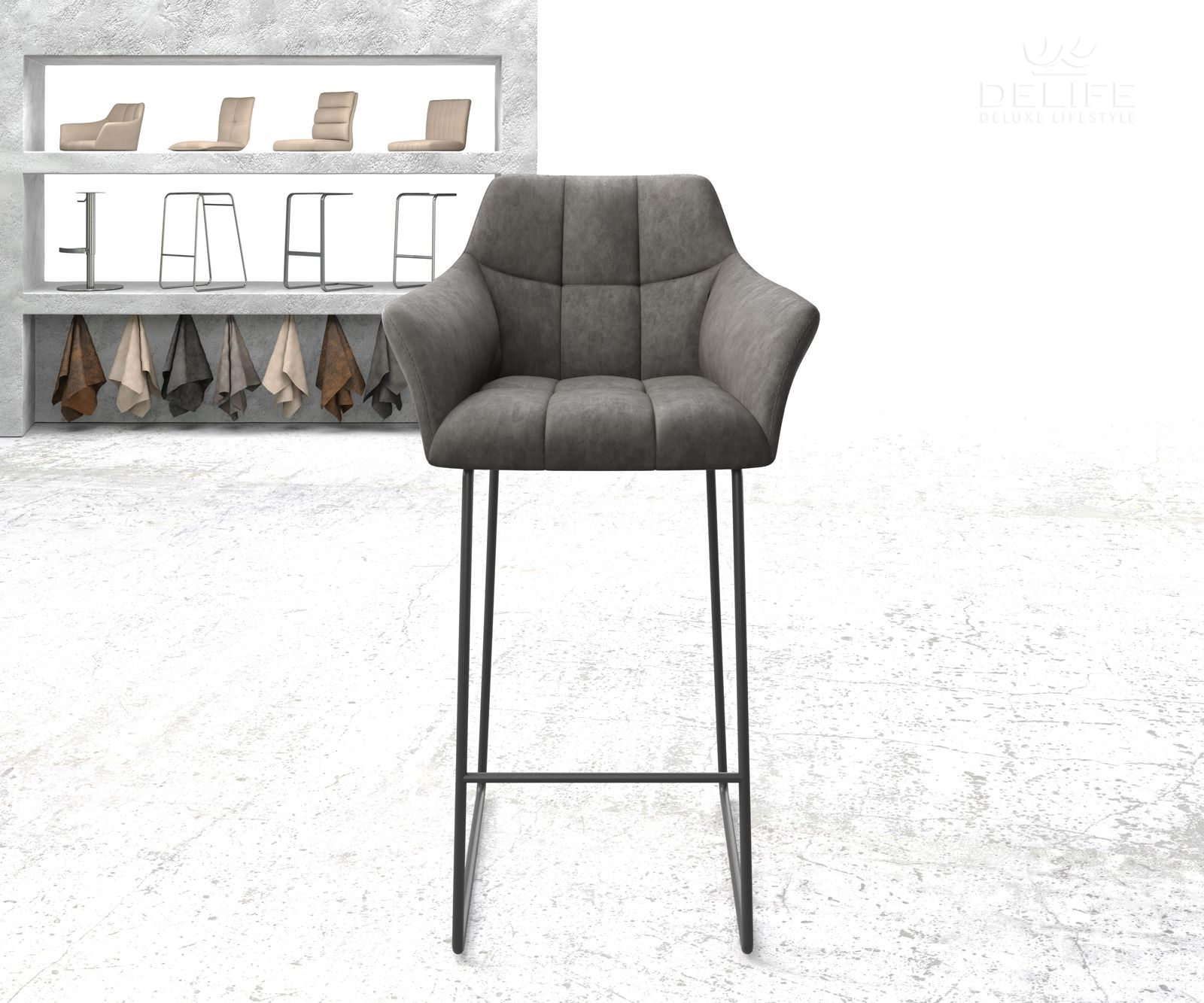 Barska stolica Yulo, Materijal: Mikrofibra