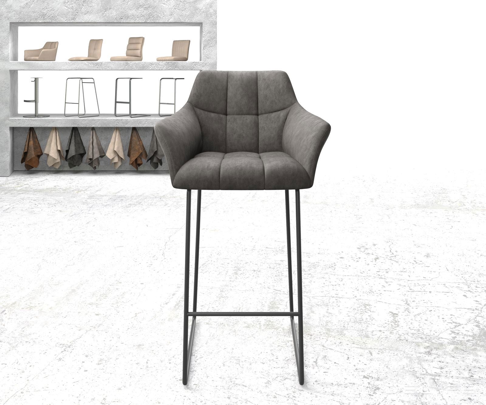 Barska stolica Yulo, Materijal: Mikrofibra