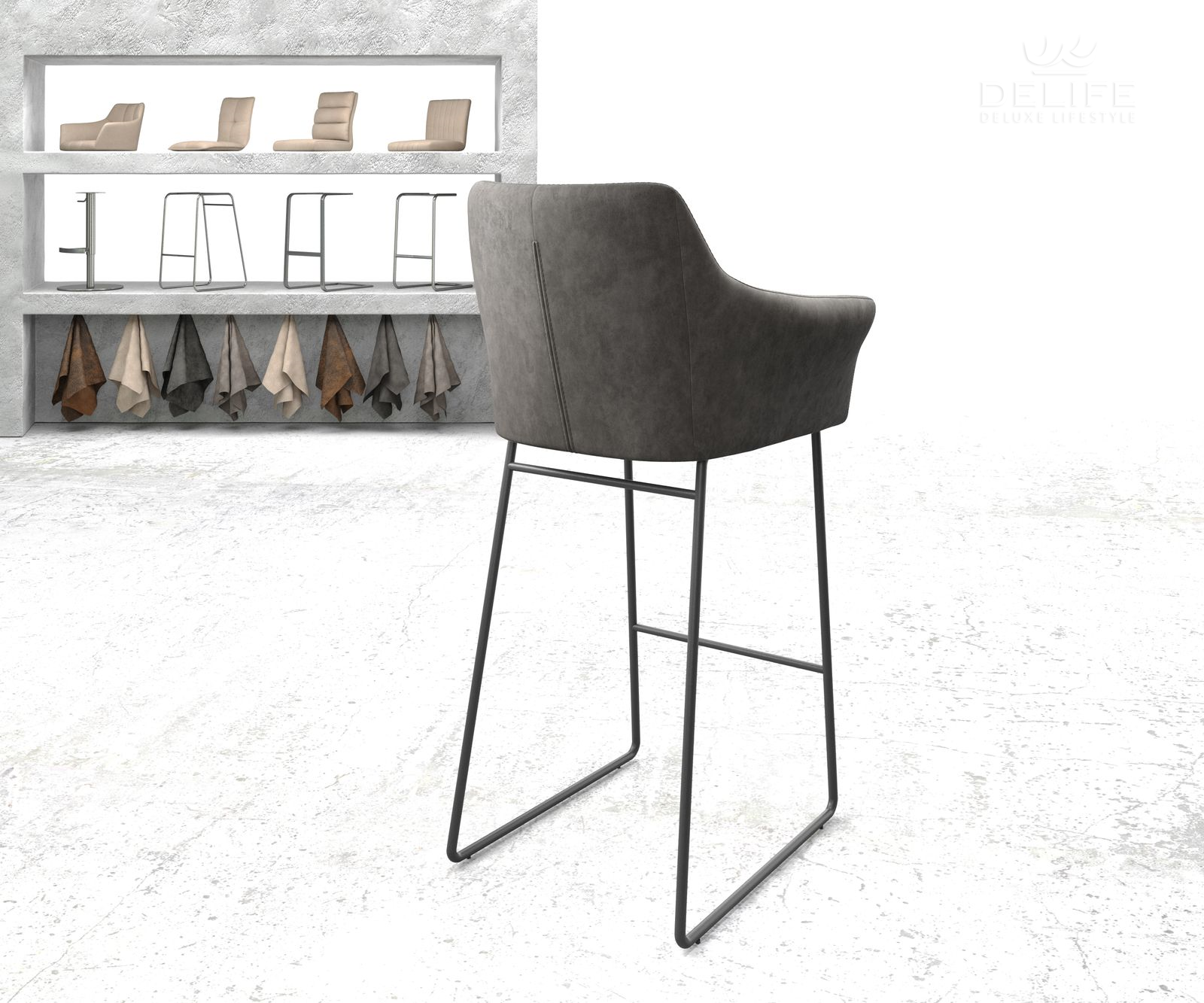 Barska stolica Yulo, Materijal: Mikrofibra