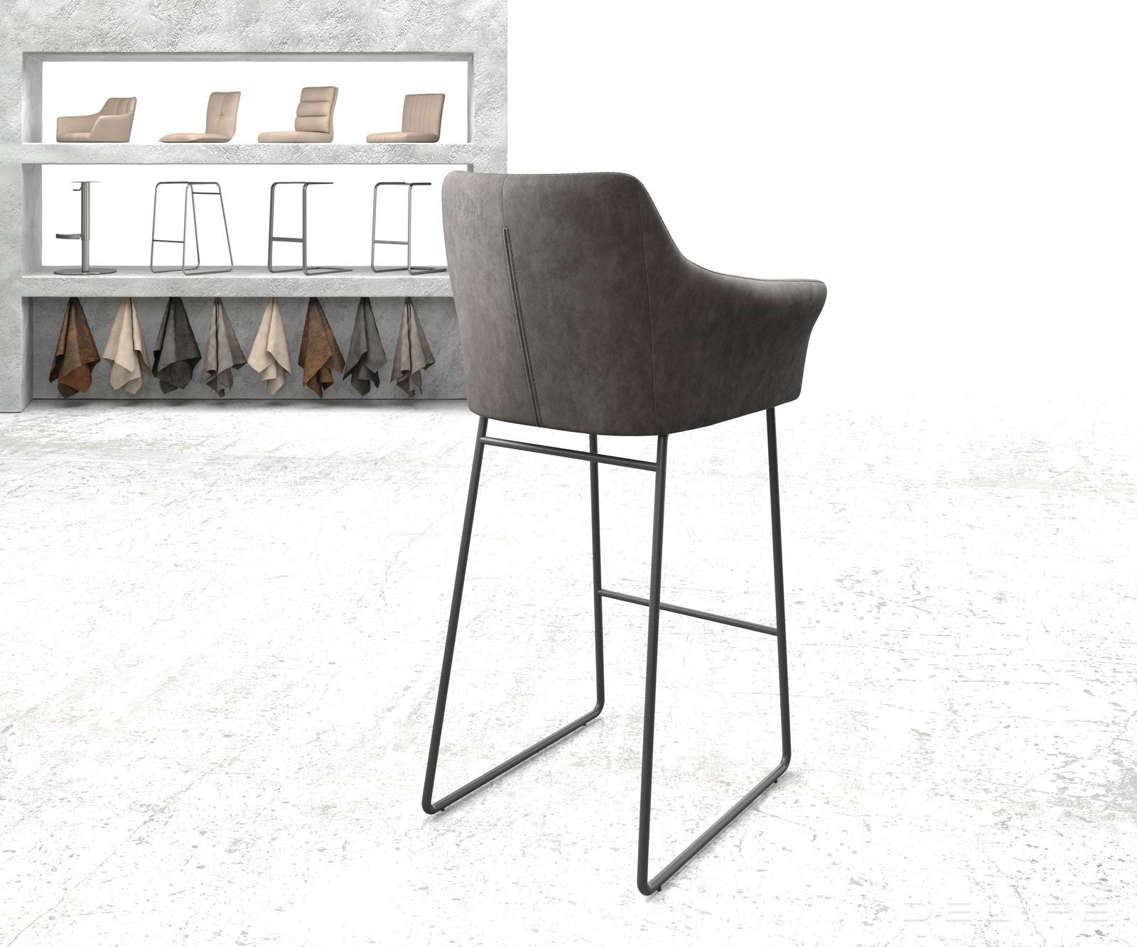 Barska stolica Yulo, Materijal: Mikrofibra