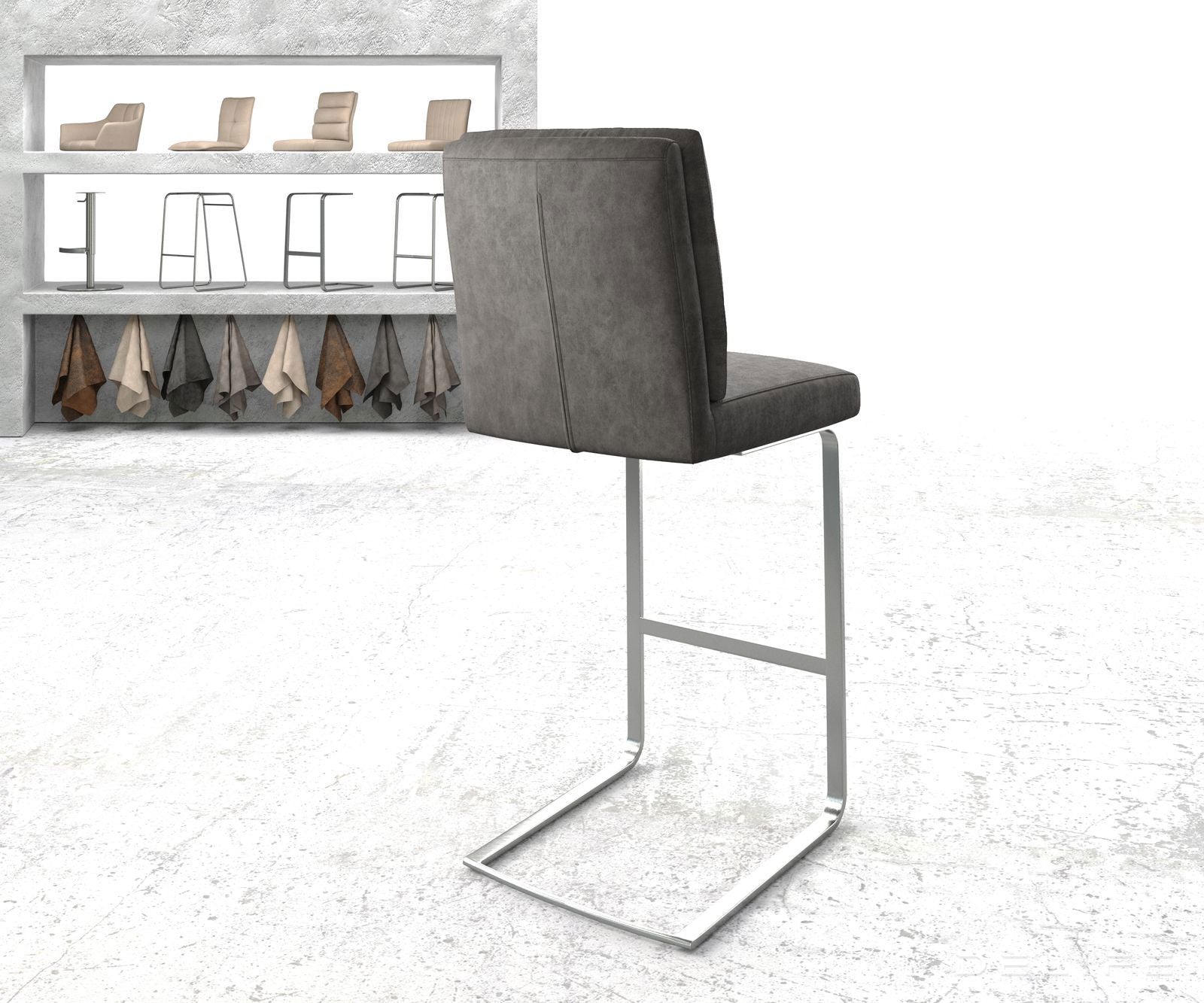 Barska stolica Pela, Materijal: Mikrofibra