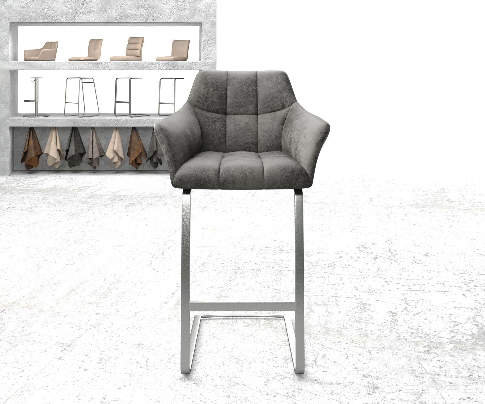 Barska stolica Yulo, Materijal: Mikrofibra