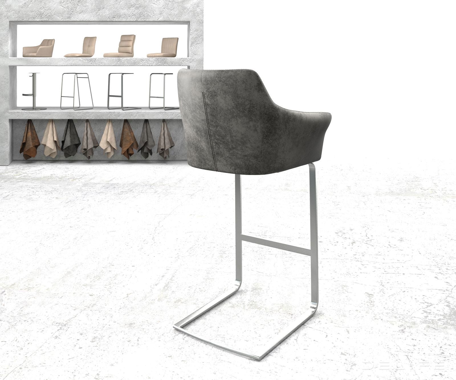 Barska stolica Yulo, Materijal: Mikrofibra