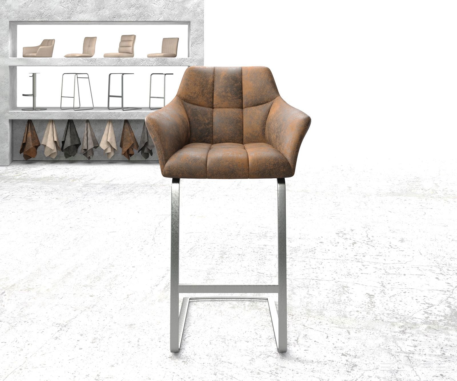 Barska stolica Yulo, Materijal: Mikrofibra