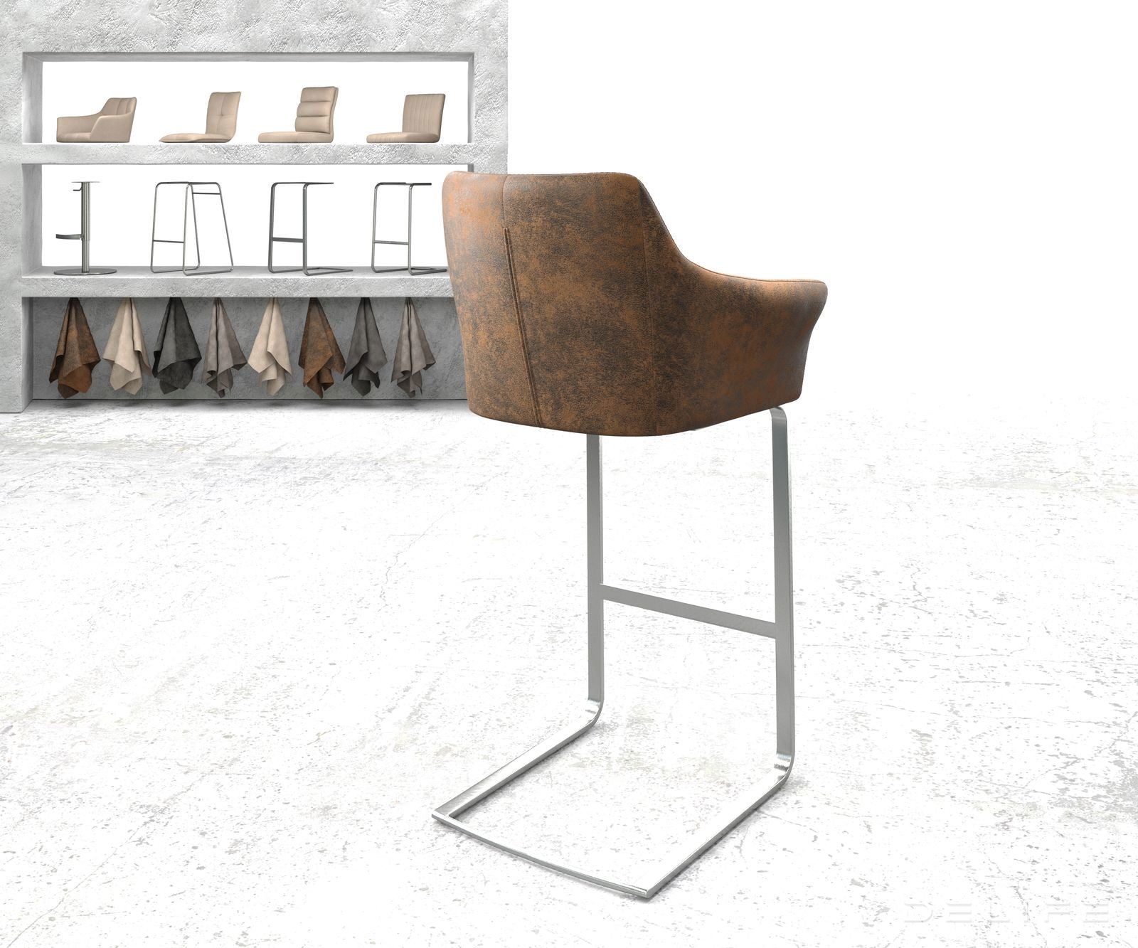 Barska stolica Yulo, Materijal: Mikrofibra