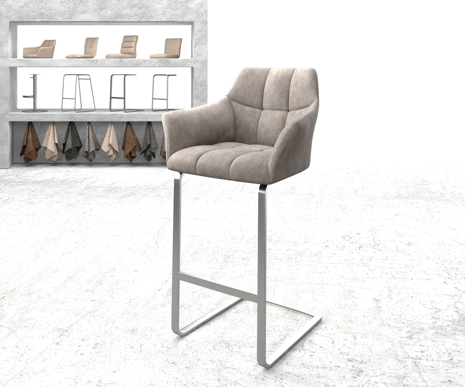 Barska stolica Yulo, Materijal: Mikrofibra