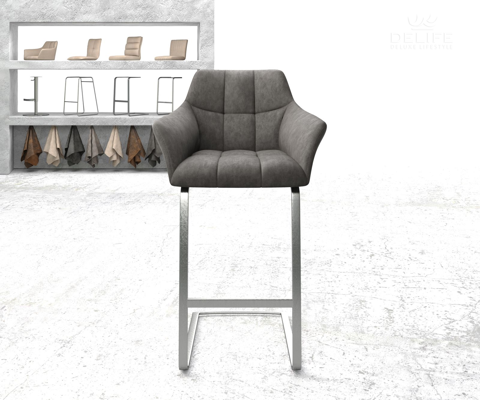 Barska stolica Yulo, Materijal: Mikrofibra