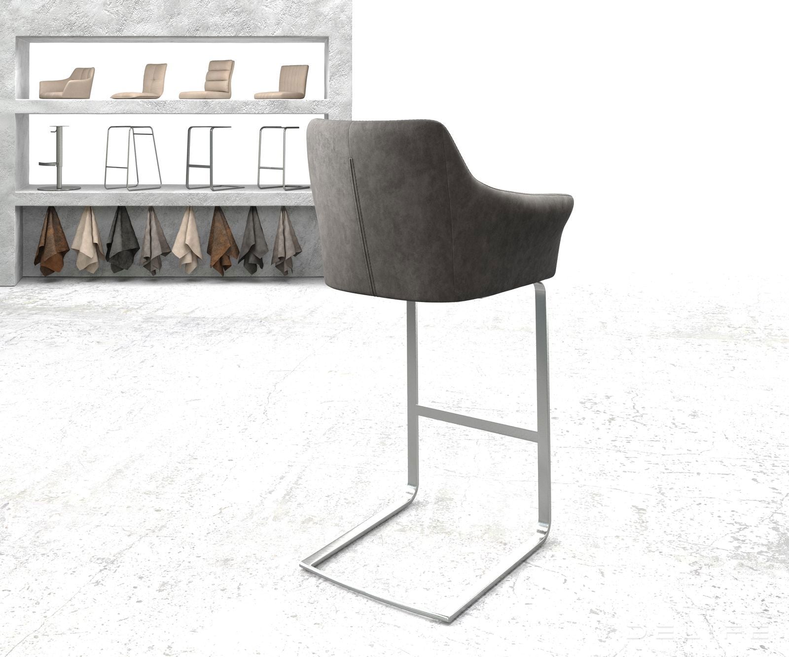 Barska stolica Yulo, Materijal: Mikrofibra