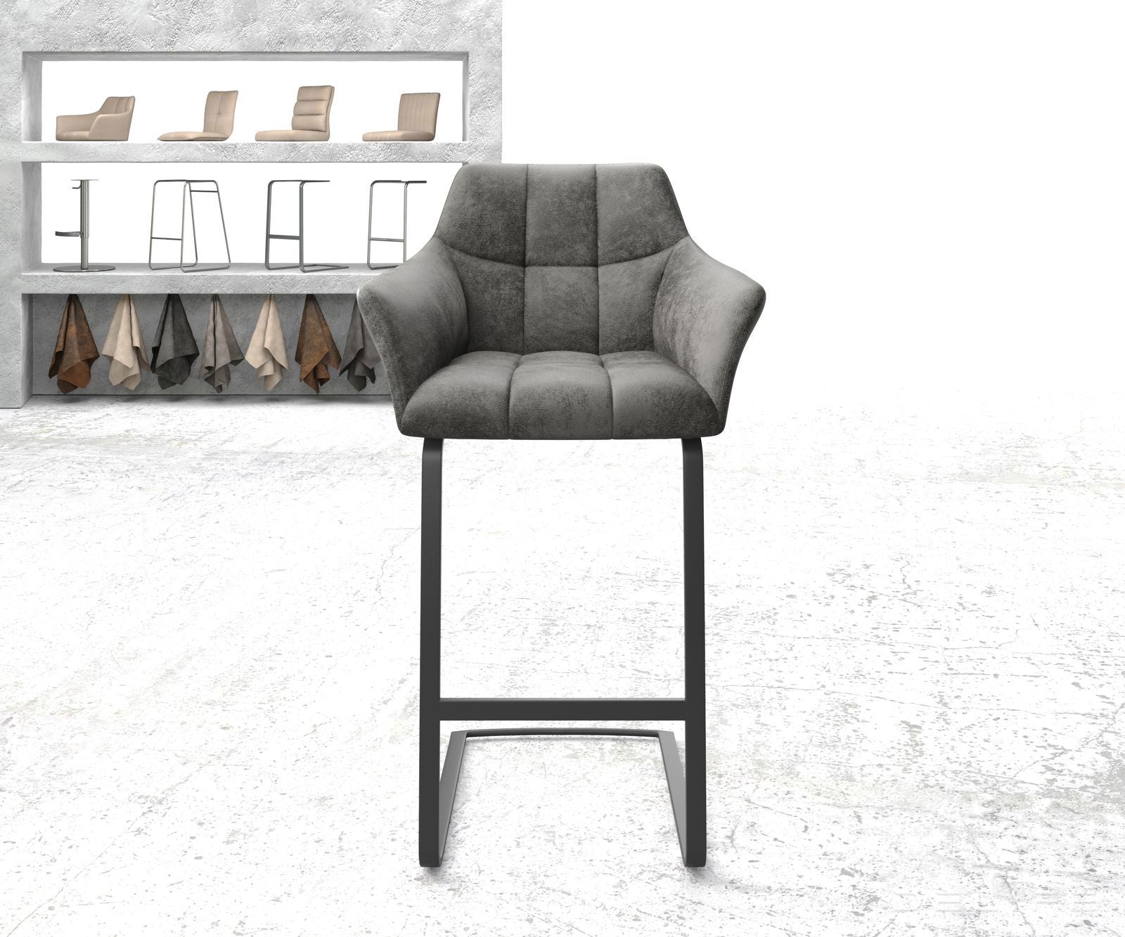 Barska stolica Yulo, Materijal: Mikrofibra