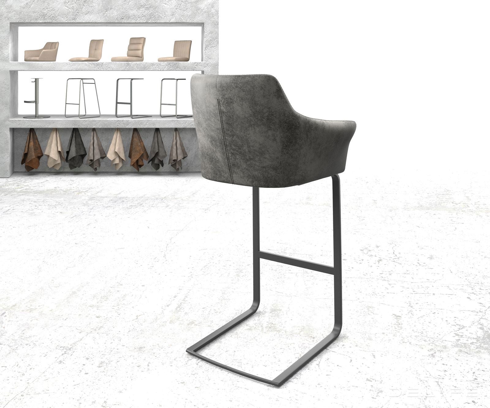 Barska stolica Yulo, Materijal: Mikrofibra