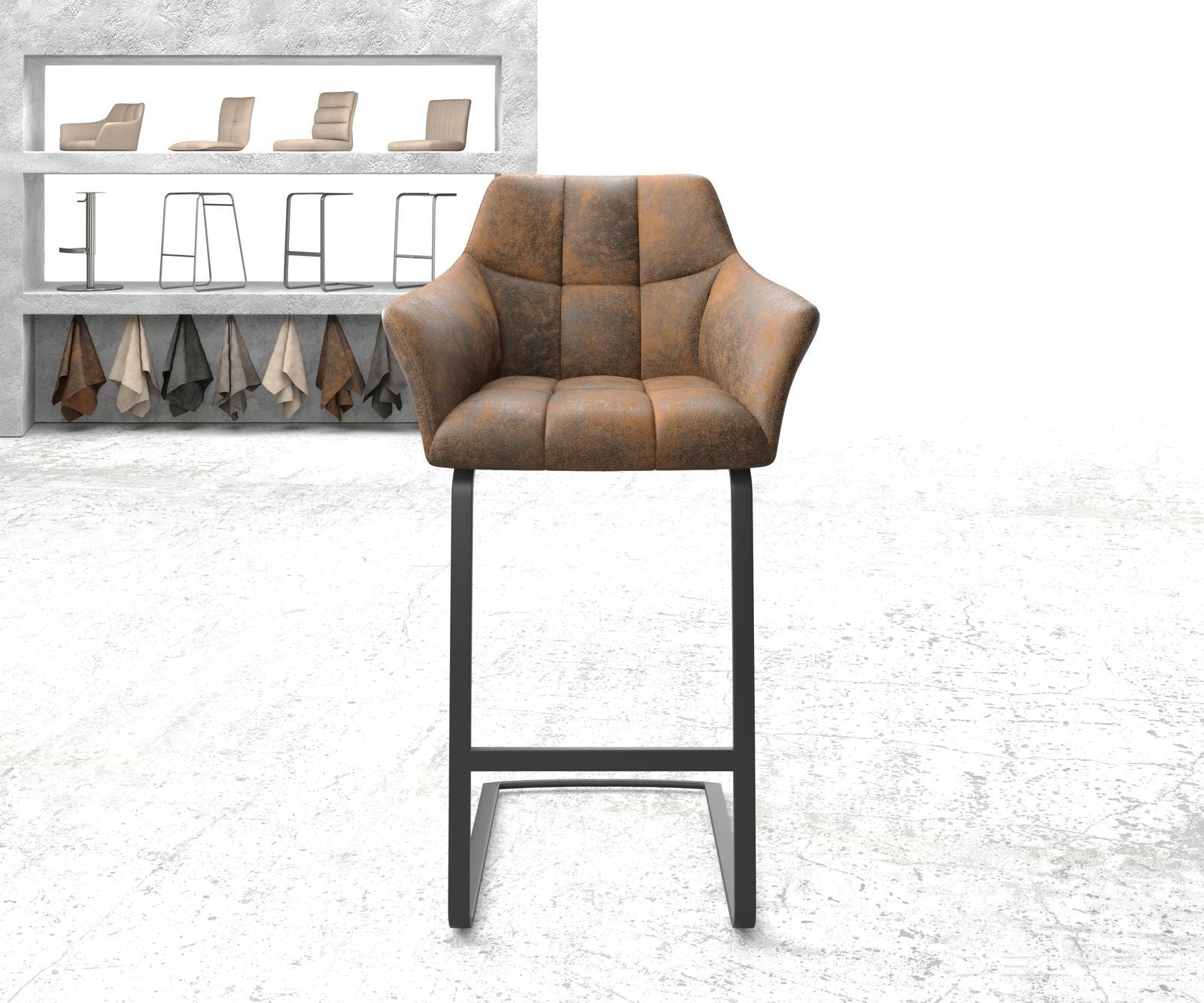 Barska stolica Yulo, Materijal: Mikrofibra