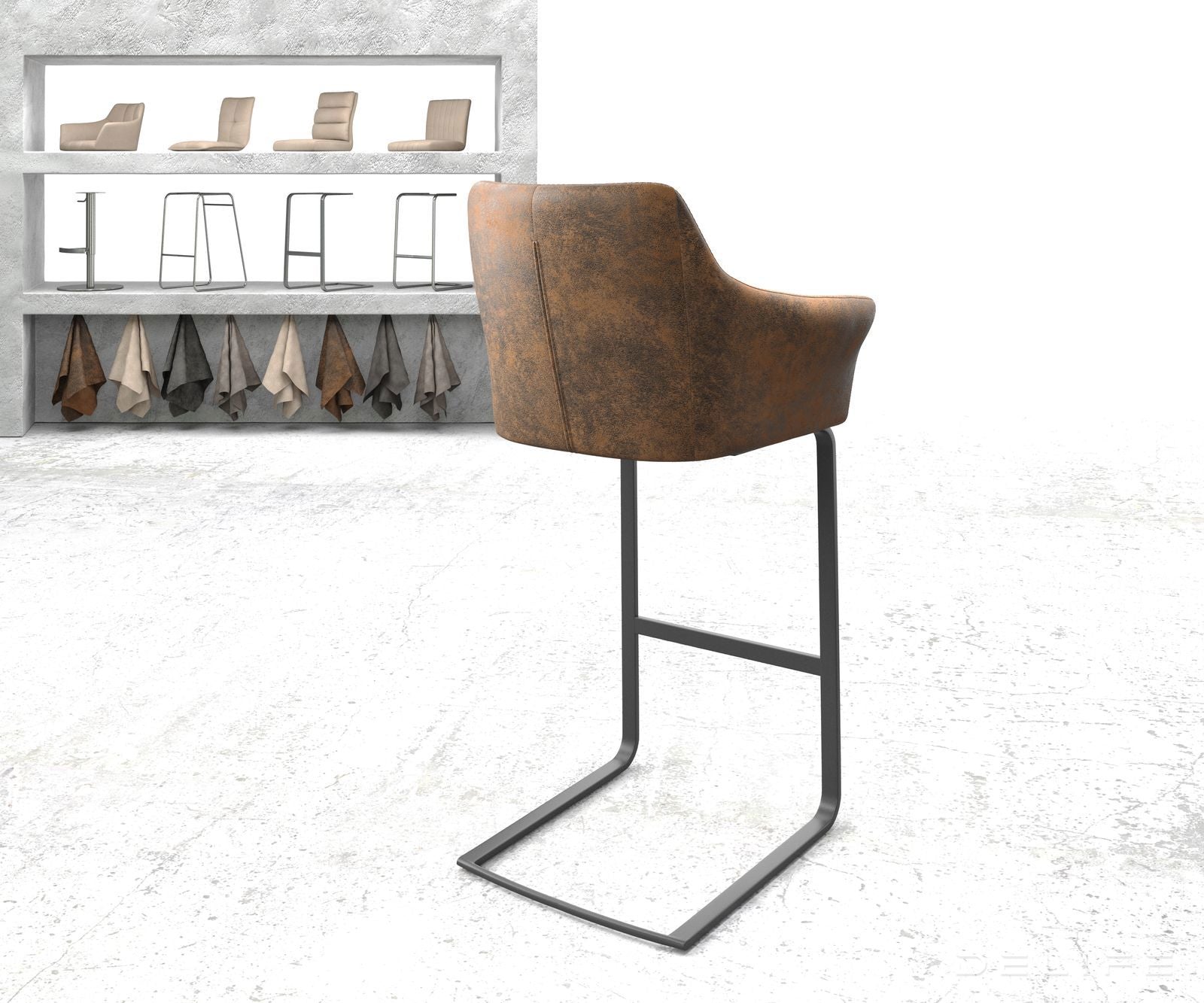 Barska stolica Yulo, Materijal: Mikrofibra