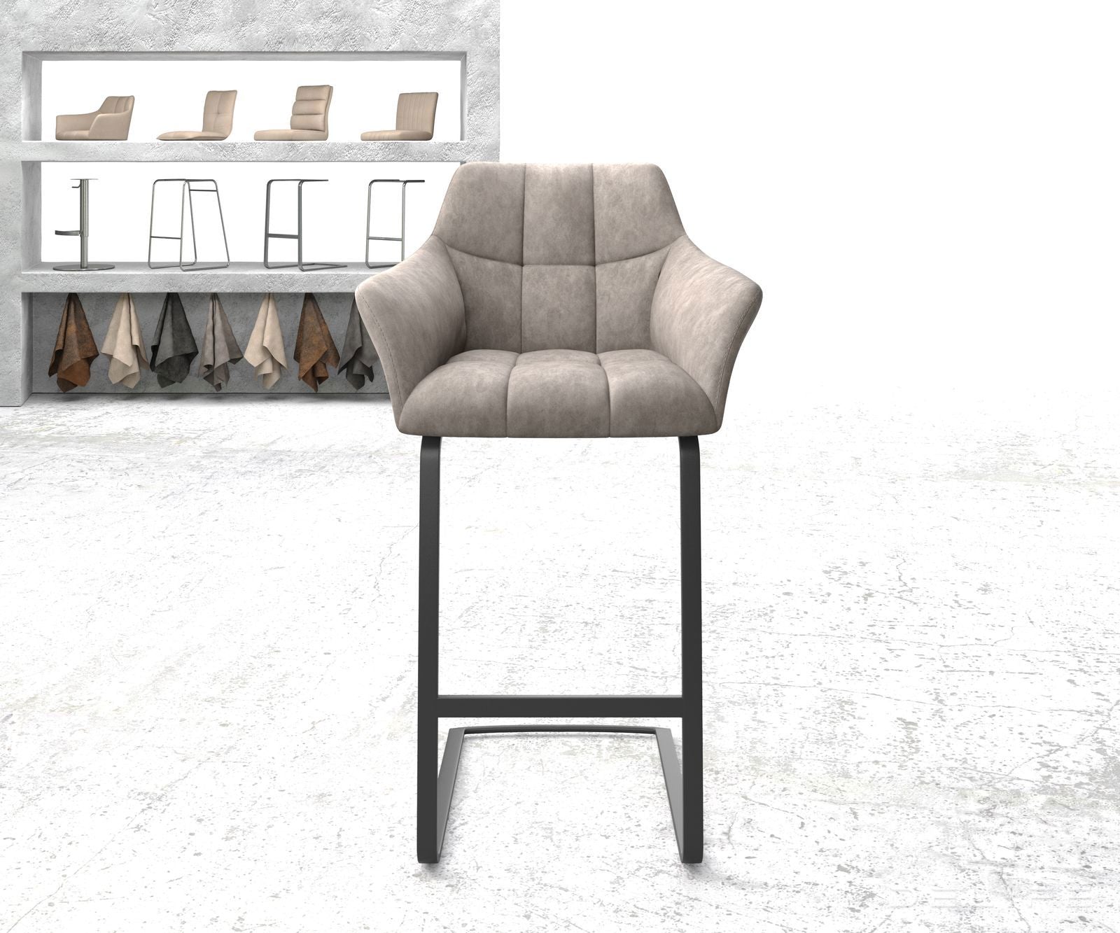 Barska stolica Yulo, Materijal: Mikrofibra