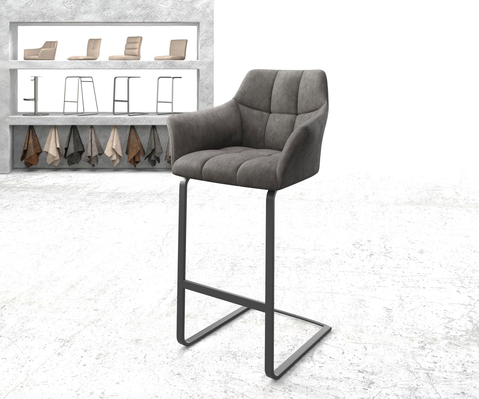 Barska stolica Yulo, Materijal: Mikrofibra