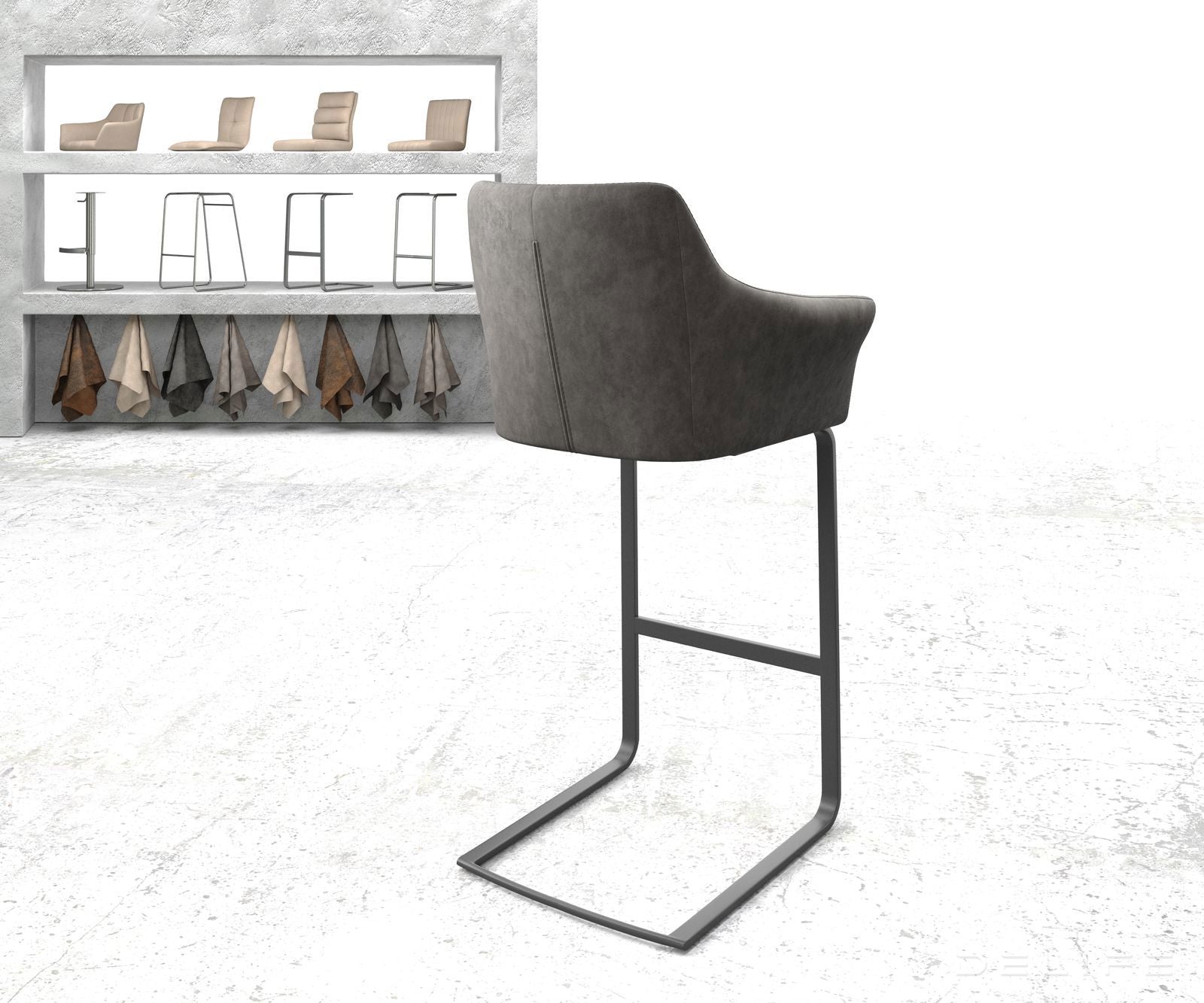 Barska stolica Yulo, Materijal: Mikrofibra