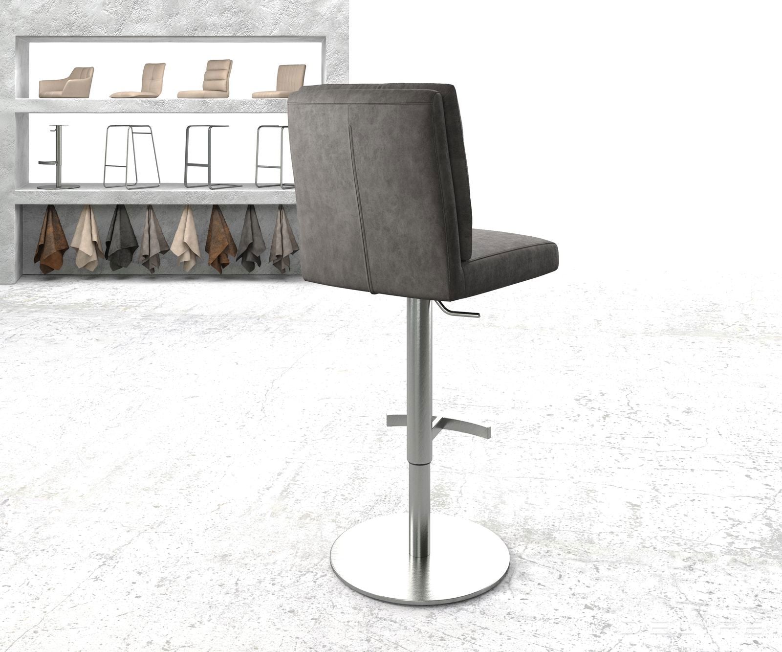 Barska stolica Pela, Materijal: Mikrofibra