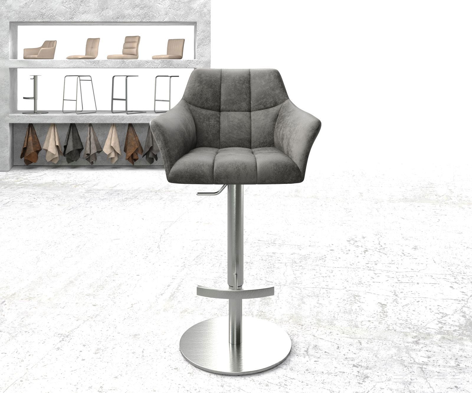 Barska stolica Yulo, Materijal: Mikrofibra