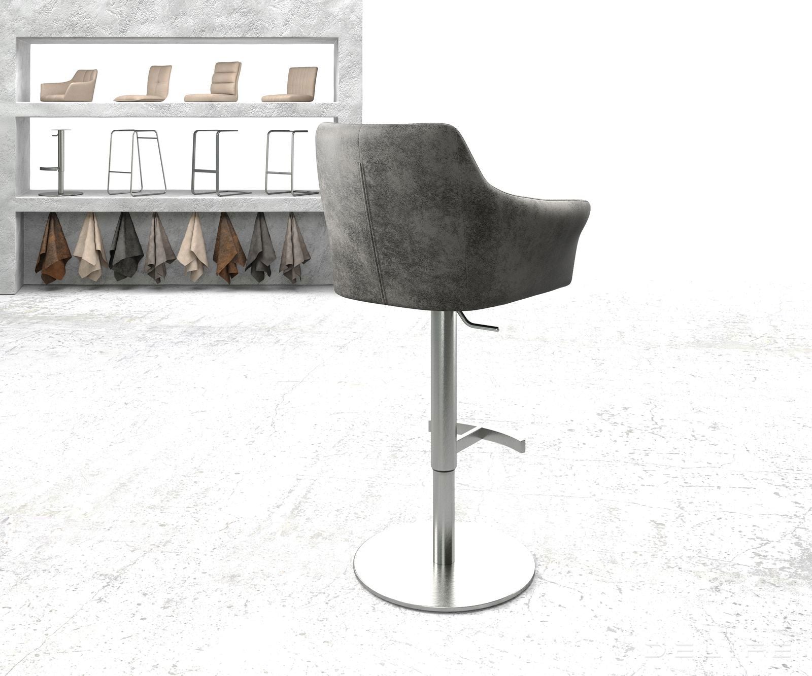 Barska stolica Yulo, Materijal: Mikrofibra