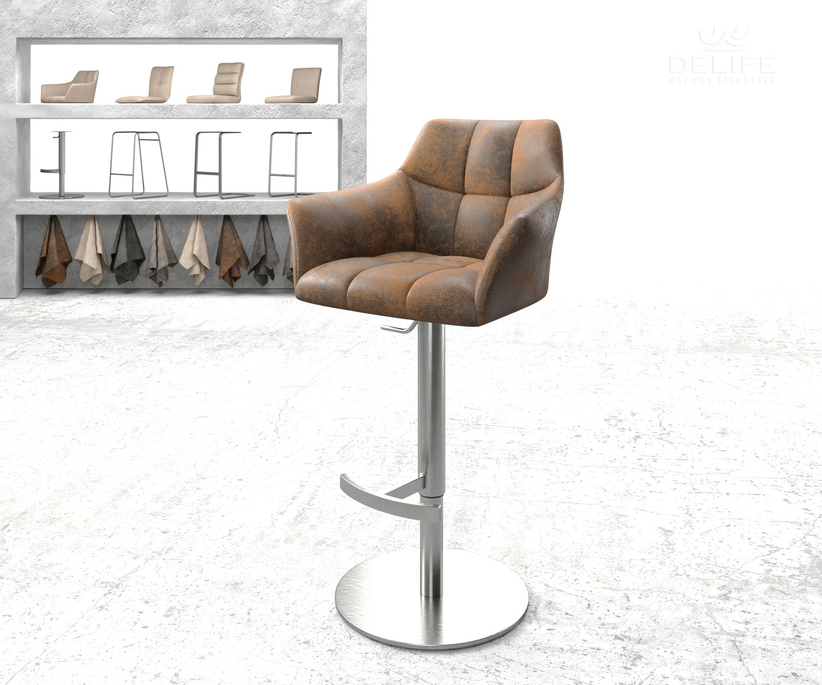 Barska stolica Yulo, Materijal: Mikrofibra