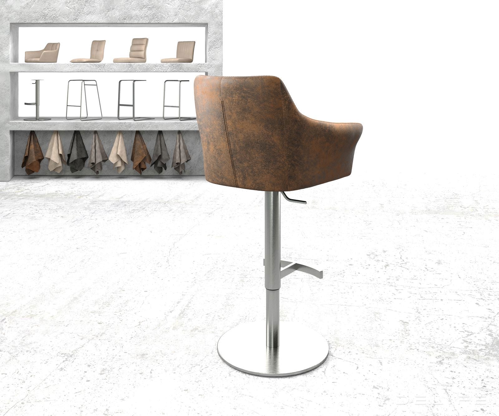 Barska stolica Yulo, Materijal: Mikrofibra