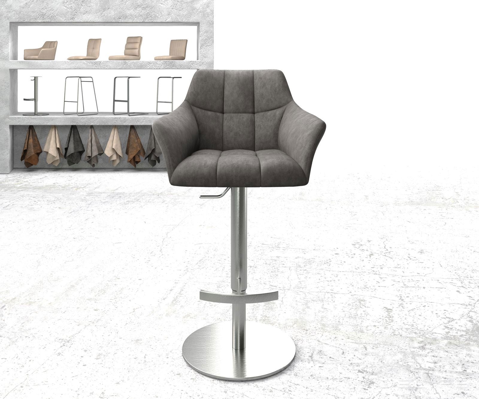 Barska stolica Yulo, Materijal: Mikrofibra