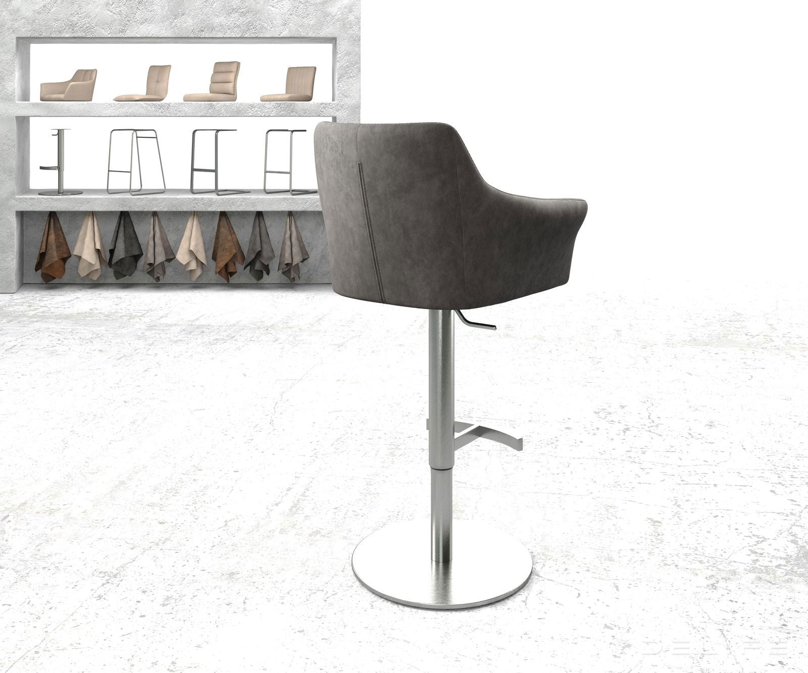 Barska stolica Yulo, Materijal: Mikrofibra