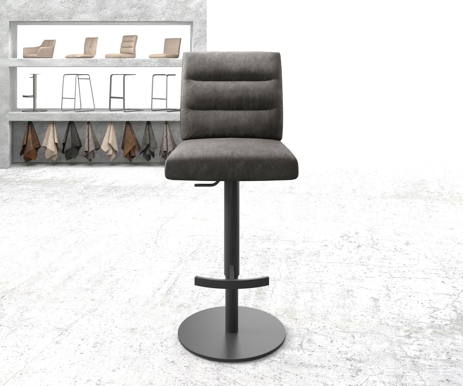 Barska stolica Pela, Materijal: Mikrofibra