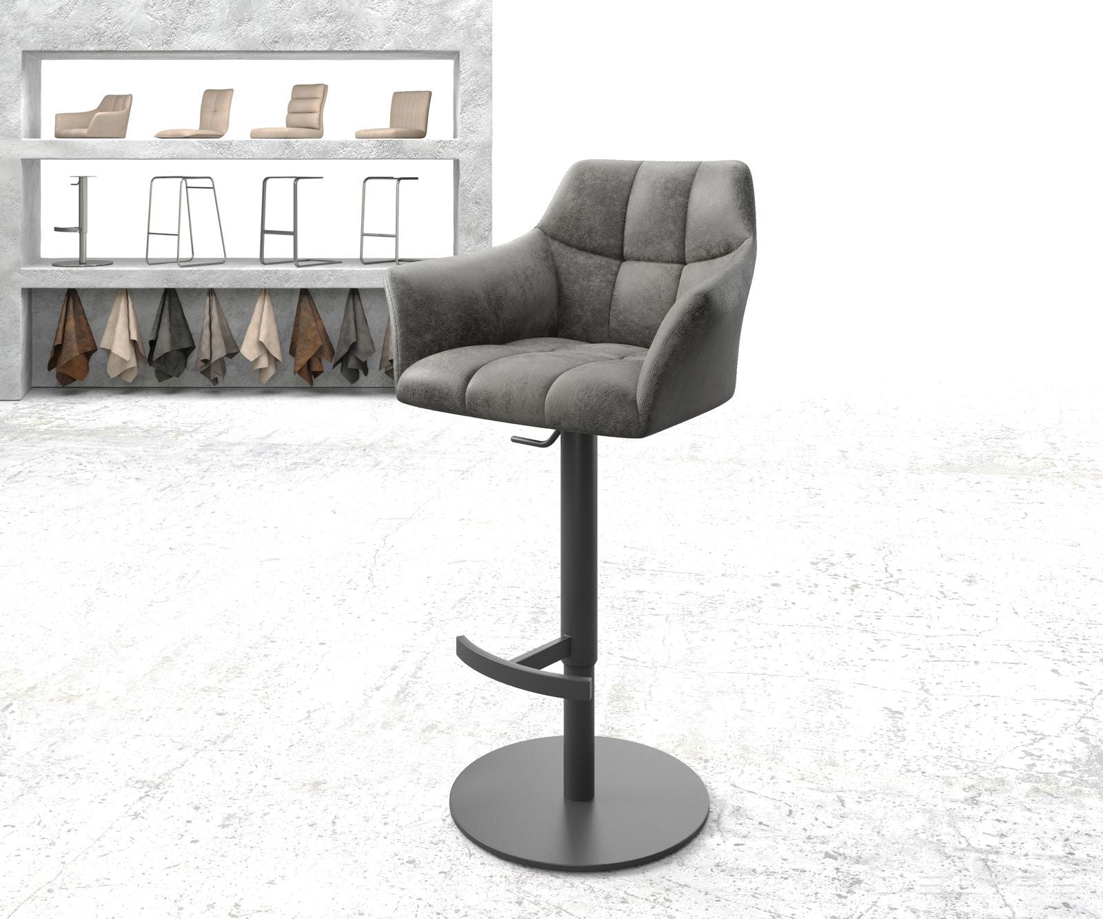 Barska stolica Yulo, Materijal: Mikrofibra