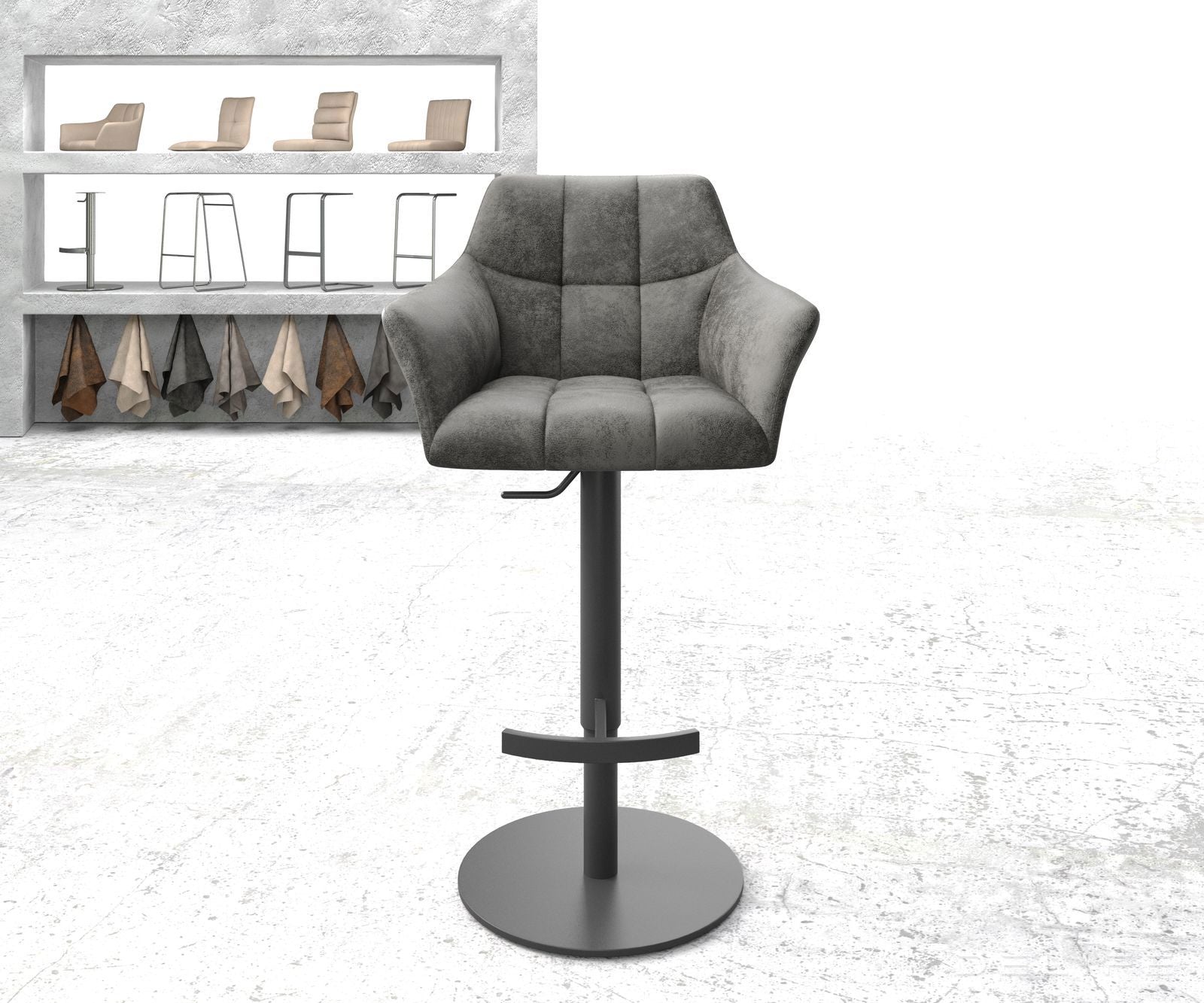 Barska stolica Yulo, Materijal: Mikrofibra