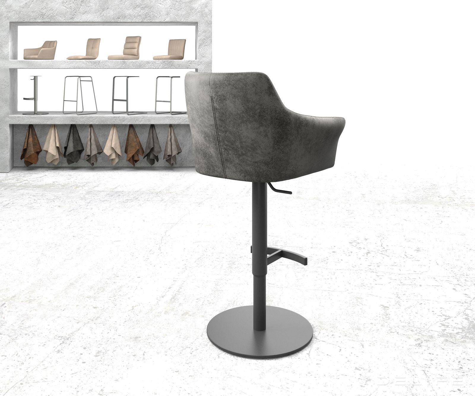 Barska stolica Yulo, Materijal: Mikrofibra