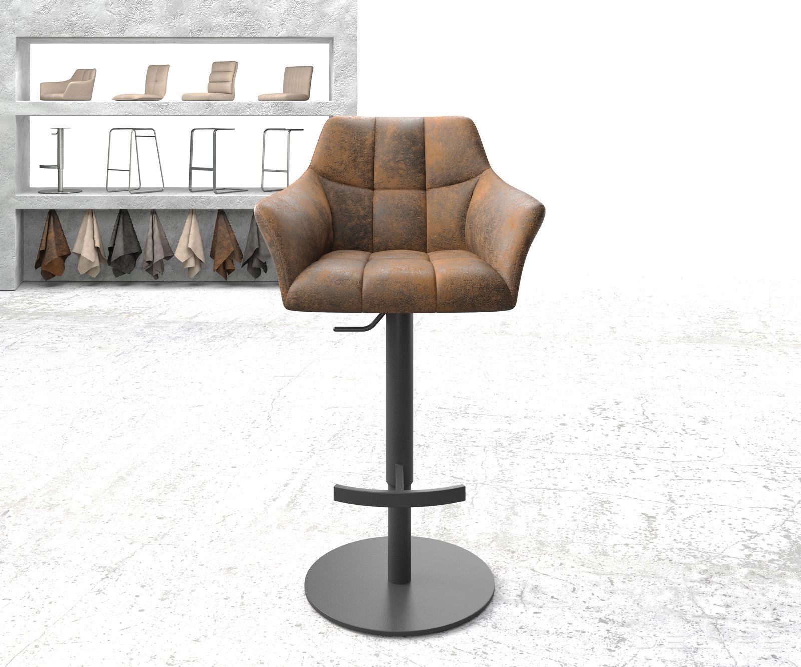 Barska stolica Yulo, Materijal: Mikrofibra