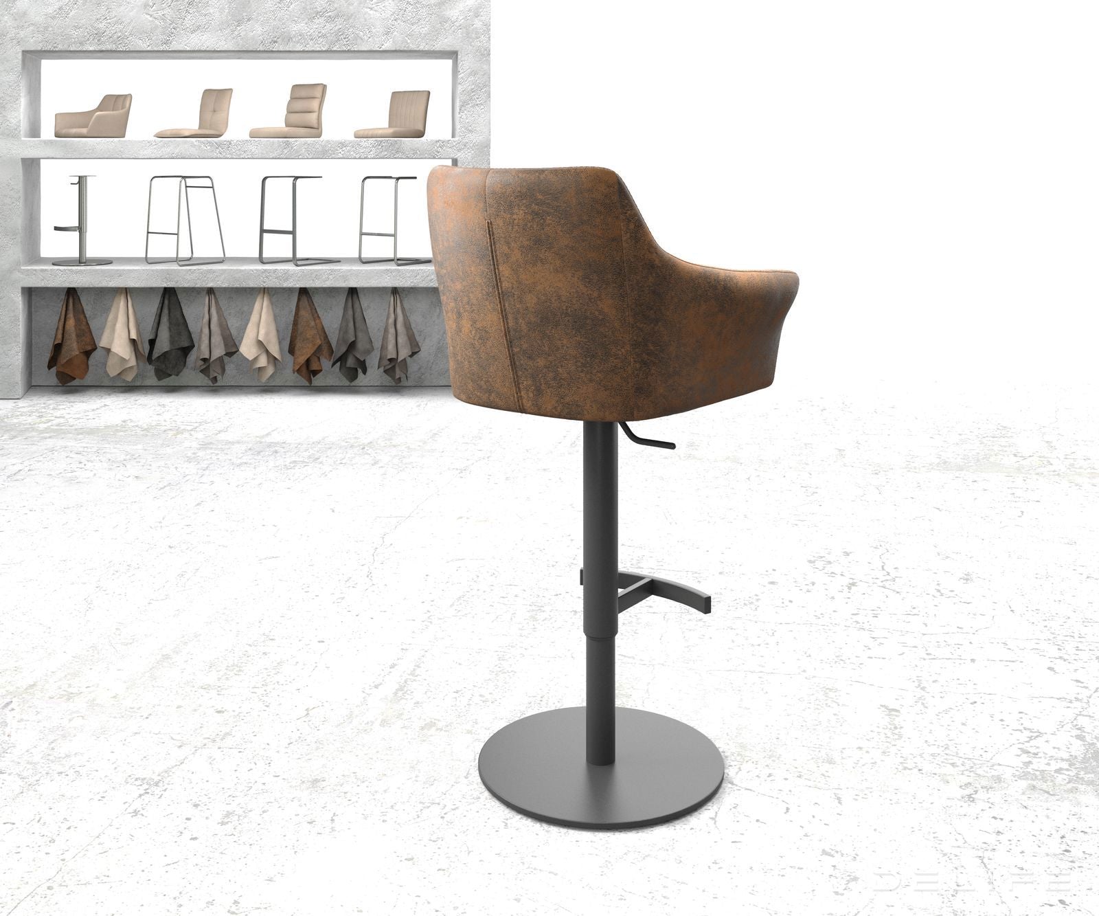 Barska stolica Yulo, Materijal: Mikrofibra