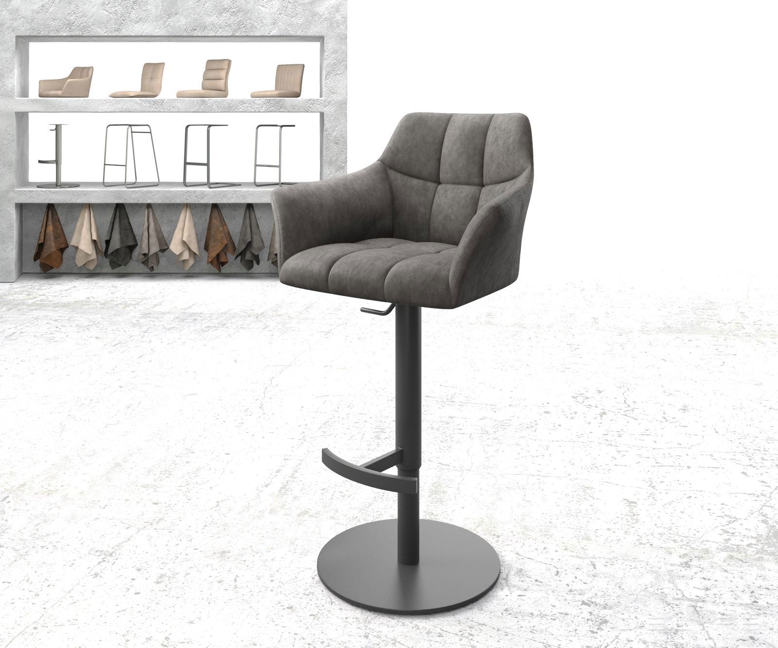 Barska stolica Yulo, Materijal: Mikrofibra