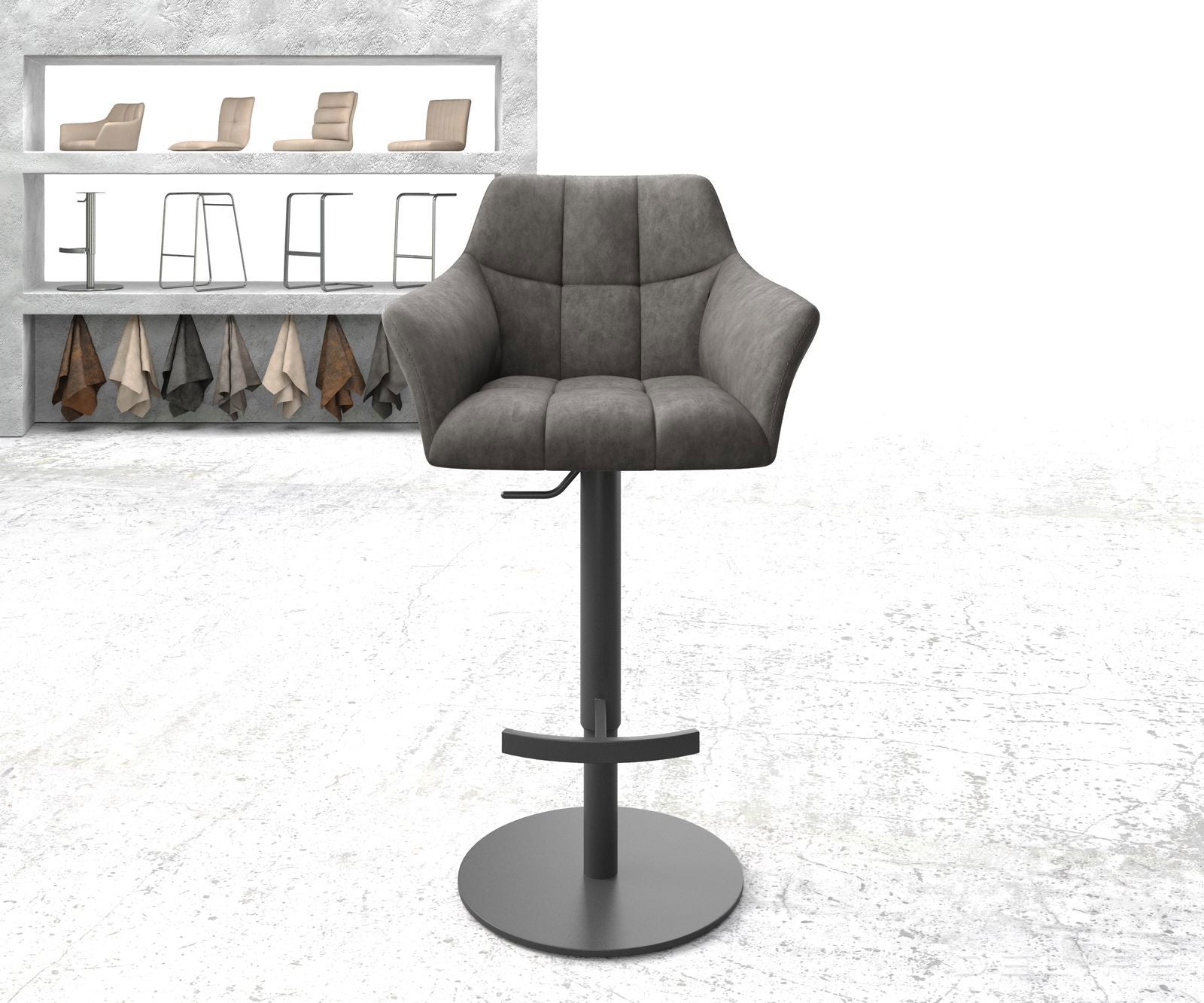 Barska stolica Yulo, Materijal: Mikrofibra