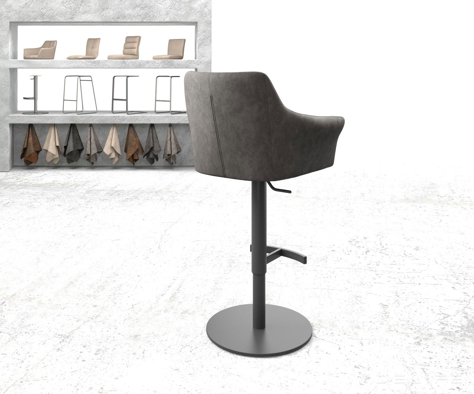 Barska stolica Yulo, Materijal: Mikrofibra