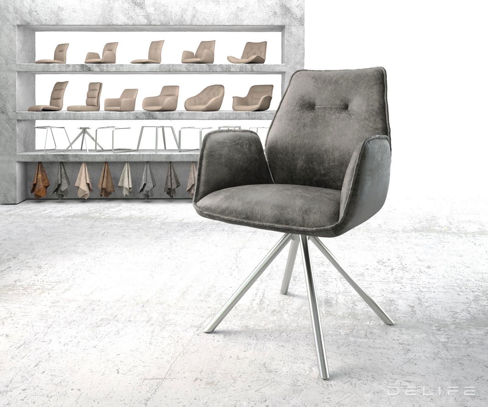 Blagovaonska stolica Zoa, Materijal: Mikrofibra