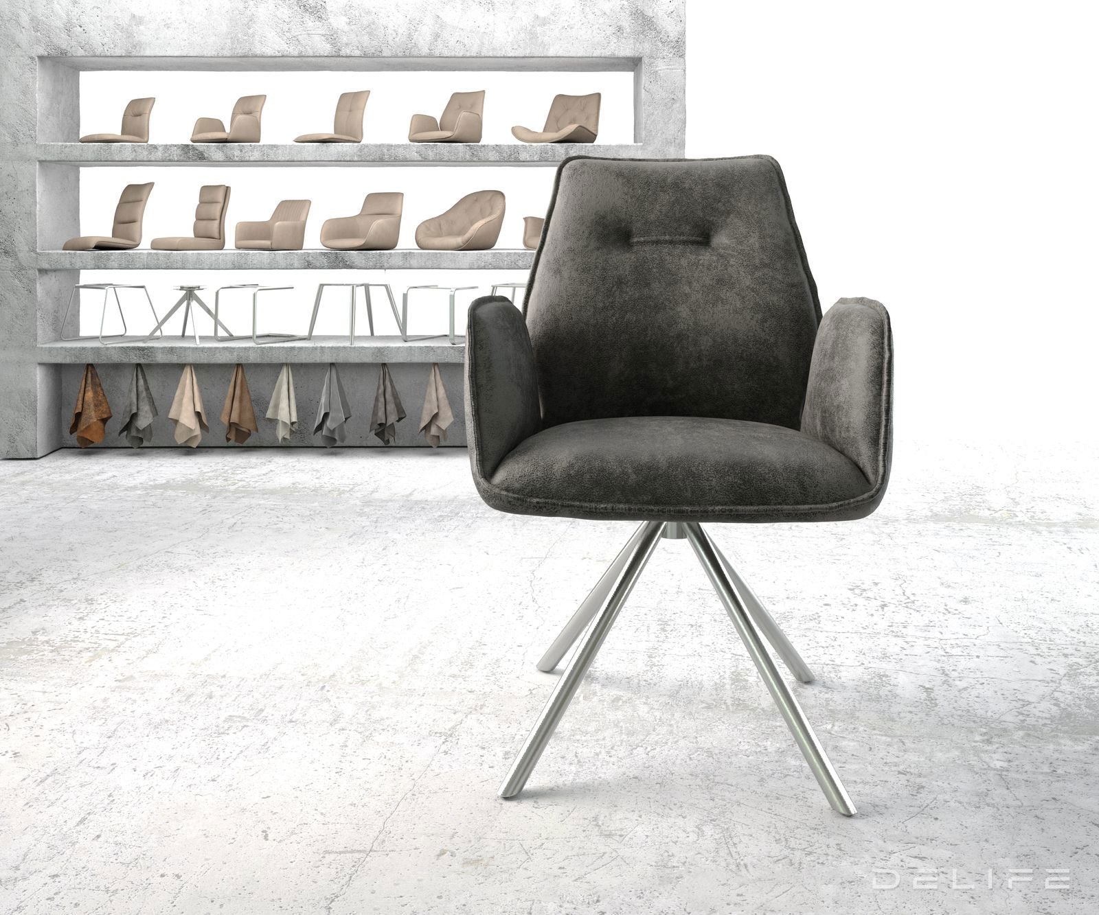 Blagovaonska stolica Zoa, Materijal: Mikrofibra