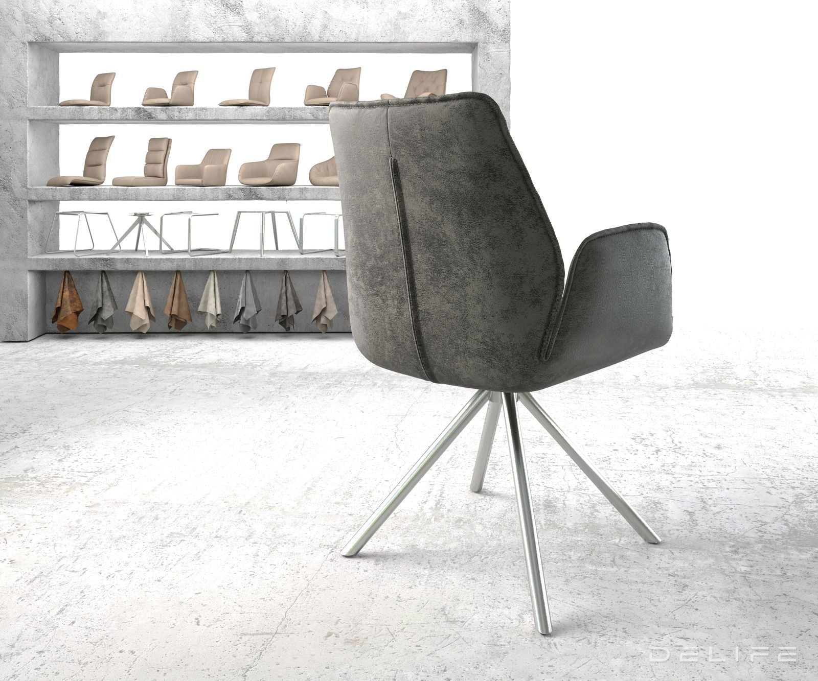 Blagovaonska stolica Zoa, Materijal: Mikrofibra