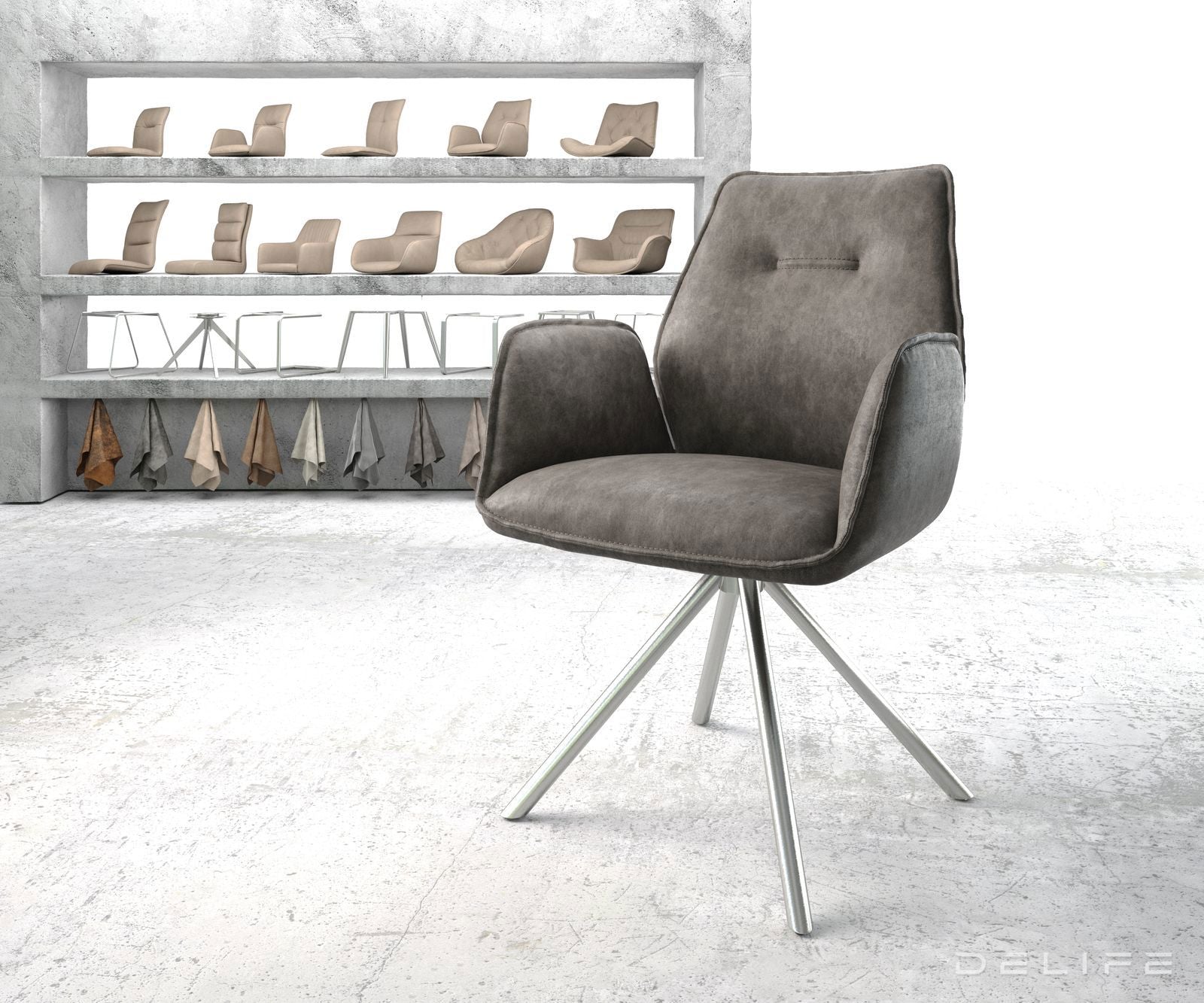 Blagovaonska stolica Zoa, Materijal: Mikrofibra