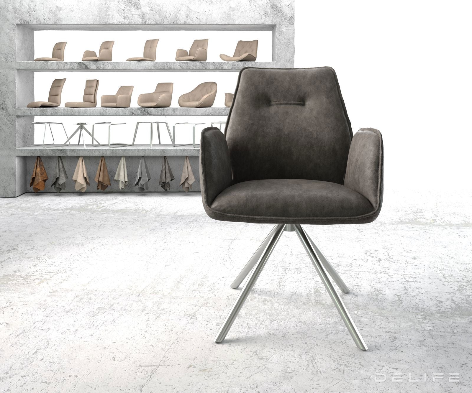 Blagovaonska stolica Zoa, Materijal: Mikrofibra