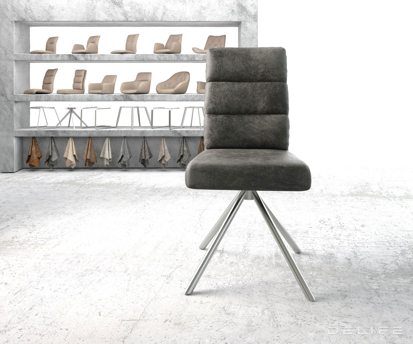 Blagovaonska stolica Pela, Materijal: Mikrofibra