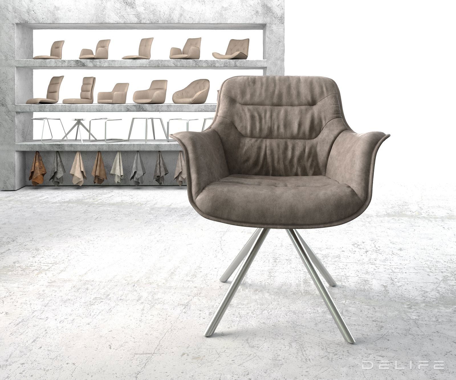 Blagovaonska stolica Kaira, Materijal: Mikrofibra