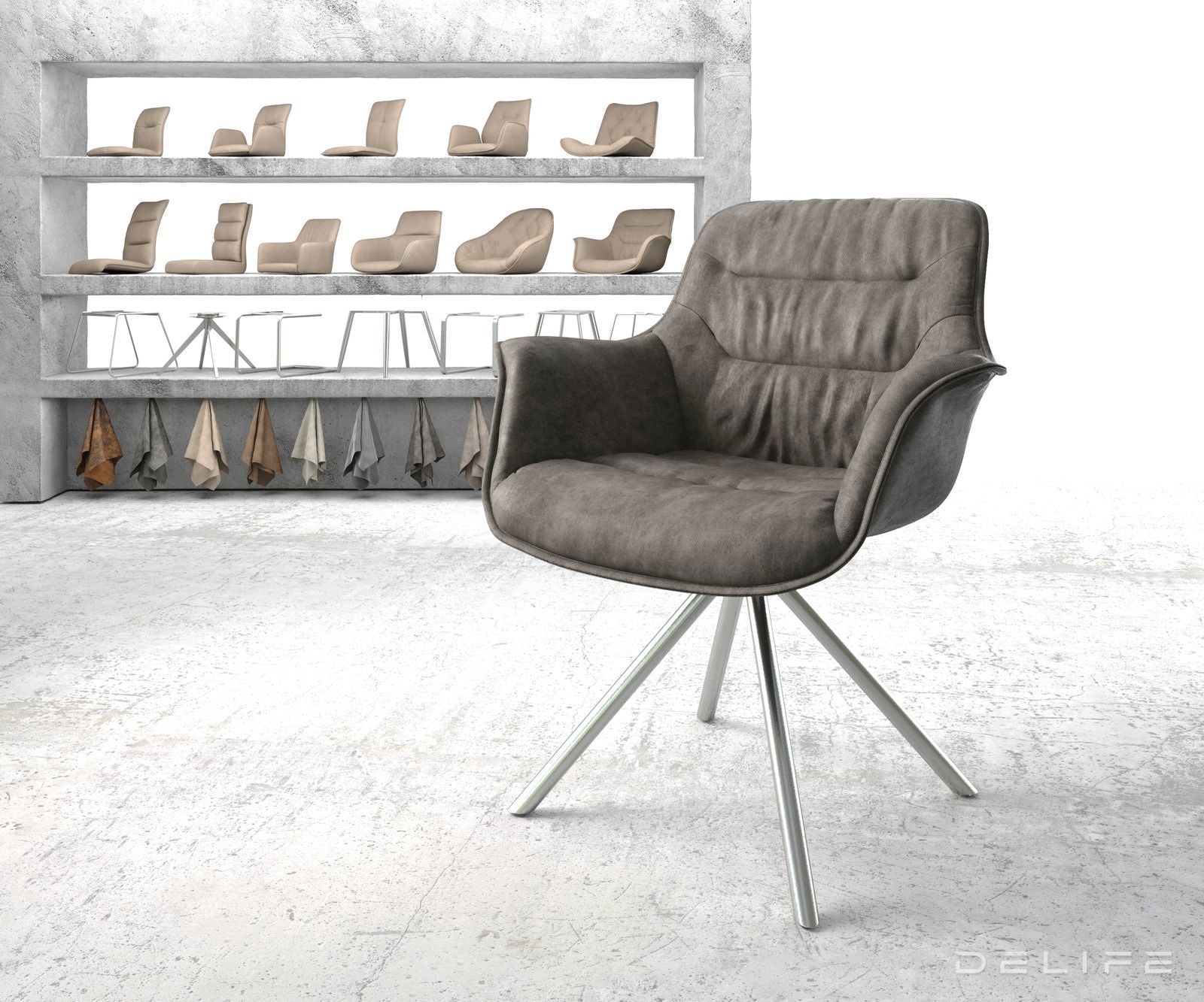 Blagovaonska stolica Kaira, Materijal: Mikrofibra